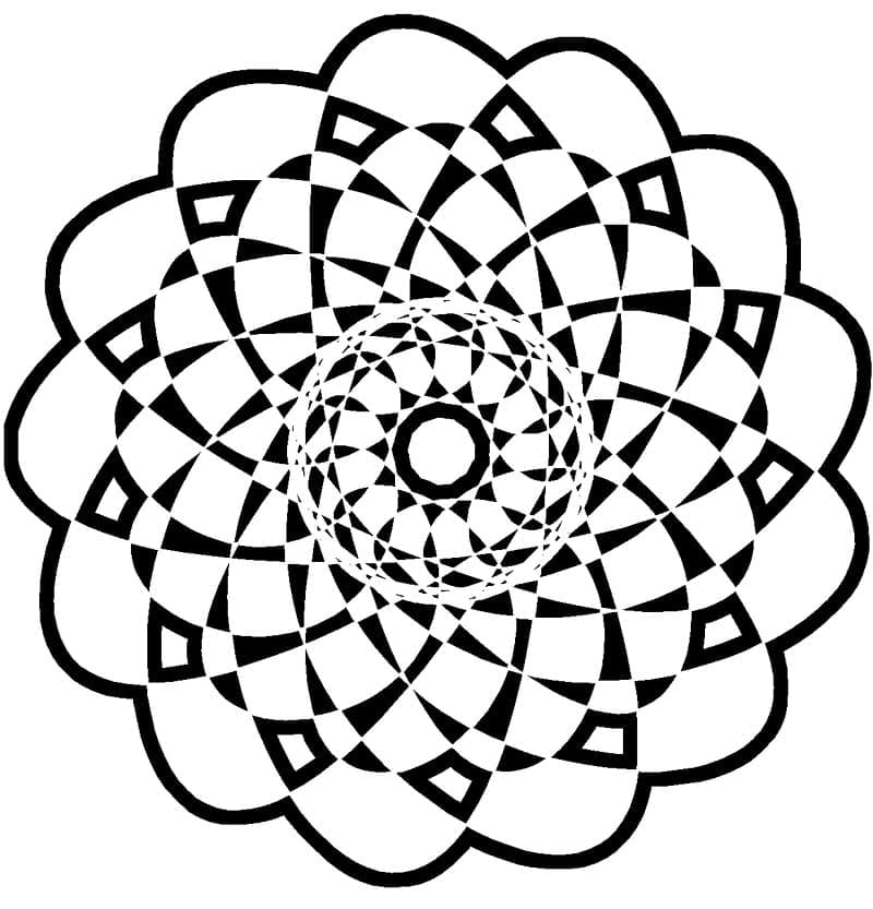Mandalas Abstraits 23